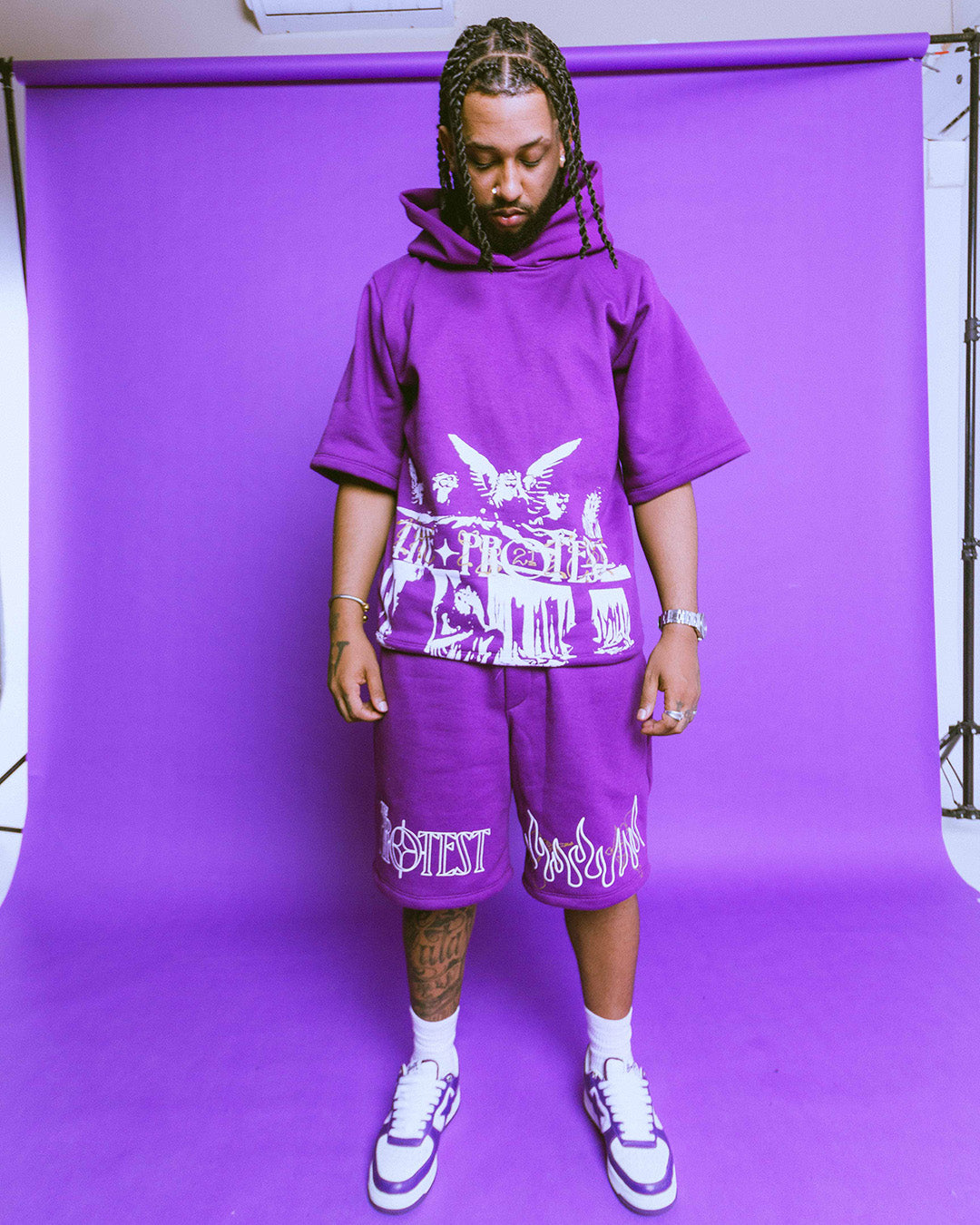 Shorts The Protest Flame - Purple