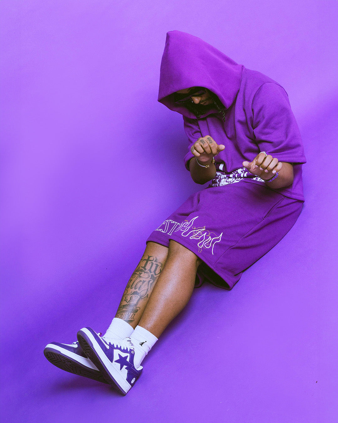 Shorts The Protest Flame - Purple