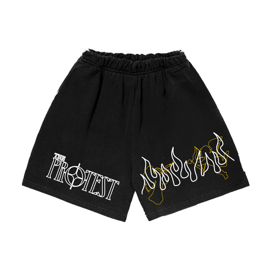 Shorts The Protest Flame - Black