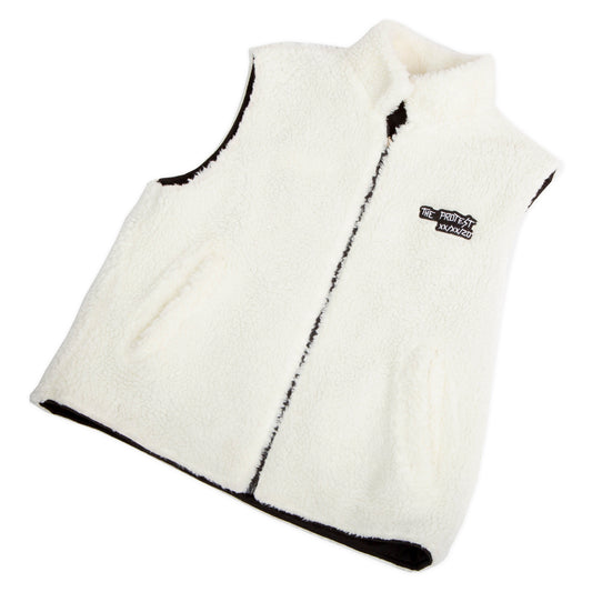 The Protest Reversible Vest - White/Black