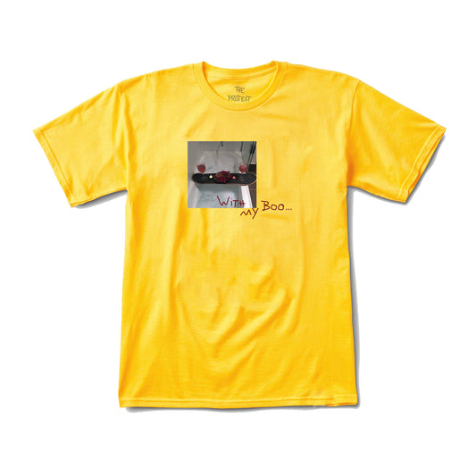 T-Shirt The Protest SkateLove - Yellow