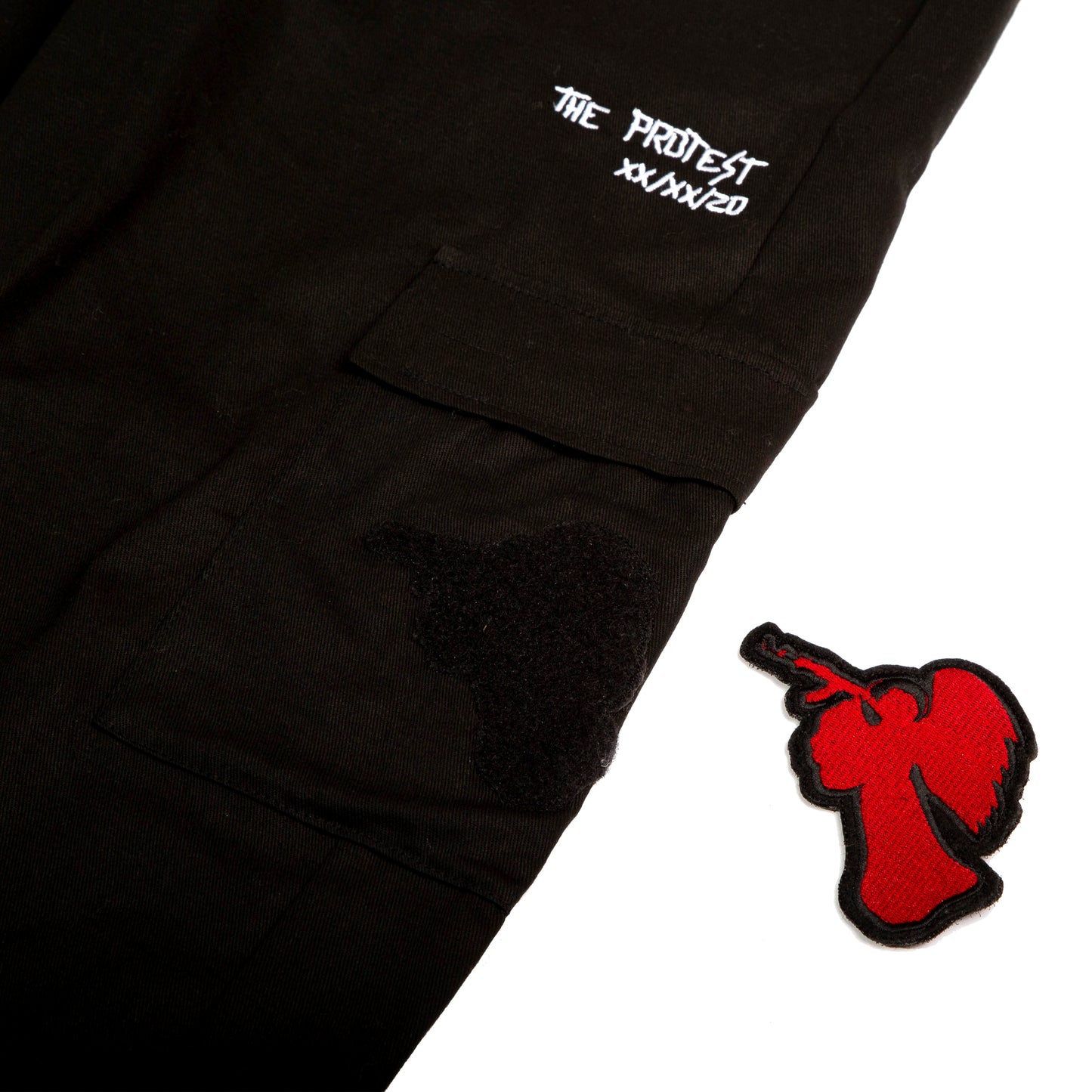 The Protest Cargo Pants - Black